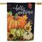 40" x 28" Pumpkins & Sunflowers Hello Autumn Outdoor Fall Harvest House Flag